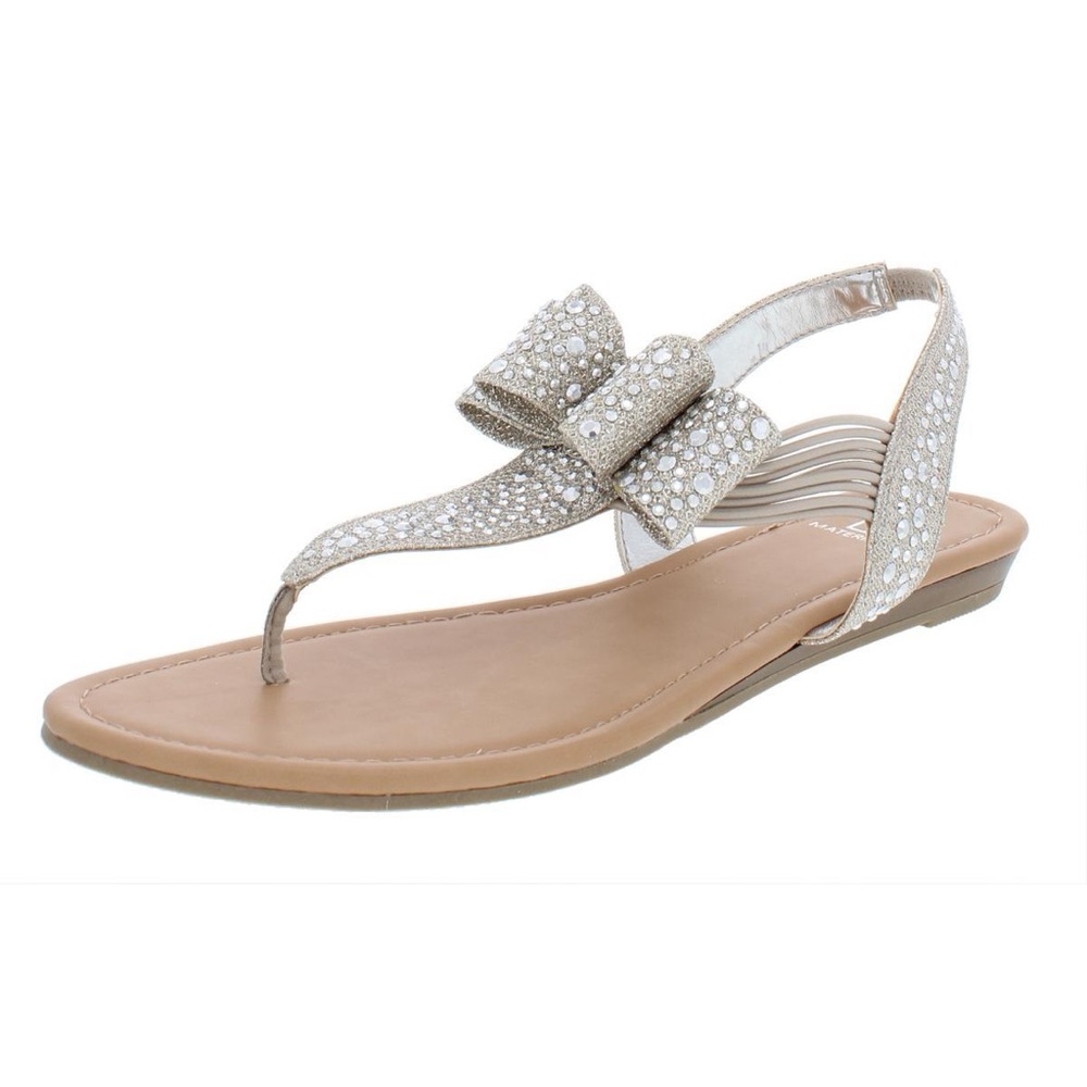 Material Girl Shayleen Flat Thong Sandals